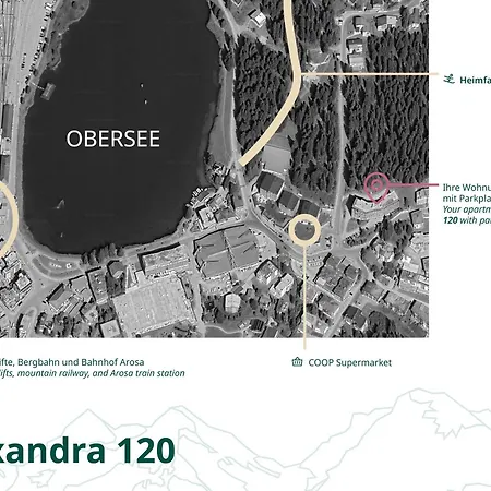 公寓 Alexandra 120 By Vacations, Renoviertes Mit Bergblick & Parking Im Zentrum 阿罗萨